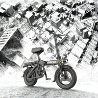 Vélos électriques portables à deux roues, vente directe usine, moteur arrière sans balais, batterie lithium, design pliable, double suspension