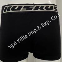 PT897 Culotte en coton Durable Respirant Imprimé Lettre Slip Respirant Élasticité Caleçon pour homme Sous-vêtement pour homme