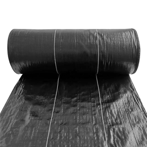 Toile de paillage noire en PP tissé, résistante aux UV, pour l'agriculture, protection contre l'herbe, couverture de sol pour jardin - Product Image 4