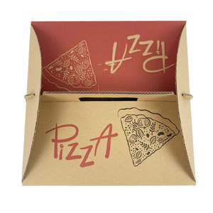 Fabricant d'emballages alimentaires de luxe, boîte à pizza personnalisée avec logo, boîte <span class=keywords><strong>alimentaire</strong></span> en carton pour restaurant, vente en gros pour plats à emporter - Product Image 1