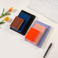 Vente flash - Carnet de notes A5 en cuir PU texturé avec logo personnalisé en relief, poche intérieure et attache pour stylo, pour la planification quotidienne