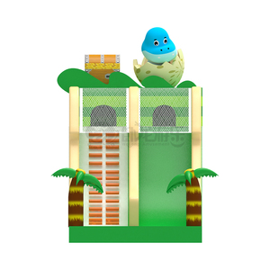 <span class=keywords><strong>Toboggan</strong></span> gonflable commercial en PVC certifié CE, écologique, avec décorations <span class=keywords><strong>dinosaure</strong></span> et palmier pour enfants, utilisation extérieure (personnalisable) - Product Image 3