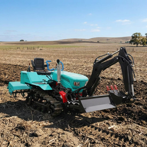 Approvisionnement usine : Tracteur chenillé compact en caoutchouc pour motoculteur rotatif et godet d'excavatrice - Product Image 3