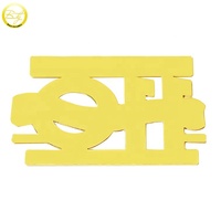 Émail écologique lettre voiture Badge accessoire en alliage de Zinc voiture Alphabet emblèmes autocollant Auto plaque Led voiture Logos pour Souvenir
