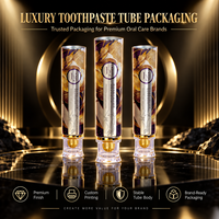Tube de dentifrice imprimé sur mesure, design intégral, emballage cosmétique pour la promotion de la marque