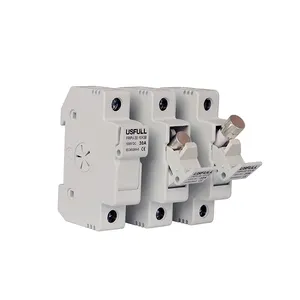 Usfull interruptor de fusível 20a 25a, 1000v pv, fusível com caixa de suporte de fusão