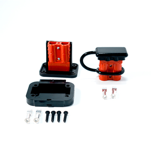 Çift Kutuplu <span class=keywords><strong>50A</strong></span> Akü Güç Konektörü Kiti, Toz Kapağı Braketi ile - Product Image 3