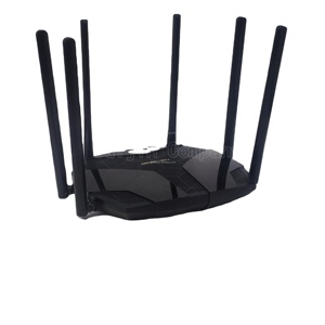 Enrutador WiFi D196G usado <span class=keywords><strong>AC1900</strong></span> banda Dual de alta ganancia 2,4G 5G 1900Mbps 6 antenas externas enrutador inalámbrico doméstico Wi-fi - Product Image 1
