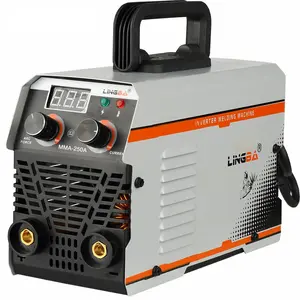 Máquina de solda 1-85 Lingba MINI MMA 120 AMP 110/220V 7018 las busur 6013