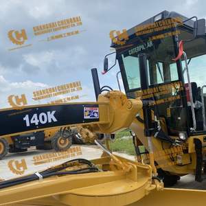 Caterpillar 140K Graduadora usada con motor CAT original y bomba Buen estado en stock para Venta barata - Product Image 6