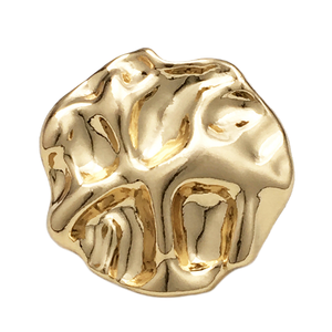 <span class=keywords><strong>Bottoni</strong></span> in Metallo alla Moda, Design Semplice e Stile Cool, <span class=keywords><strong>Bottoni</strong></span> Ondulati per Abiti, Cappotti e Maglioni - Product Image 1