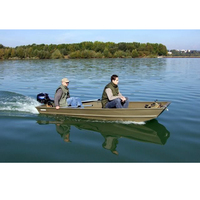 Bateau Jon en aluminium personnalisé de 12 pieds à vendre pour la pêche et les loisirs avec moteur hors-bord