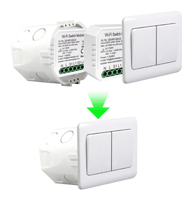 Tuya 2 băng nhóm Wifi chuyển đổi thông minh 10A ngắt mô-đun hỗ trợ cuộc sống thông minh app điều khiển từ xa Google nhà Alexa không dây Wifi chuyển đổi - Product Image 3