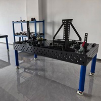 Plateforme de soudage 3D, table de soudage, station de soudage Meisida, acier Q355, traitement nitruré, utilisation sans électricité