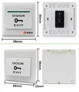 E6 Exit push button plastic door release button switch with cheap price