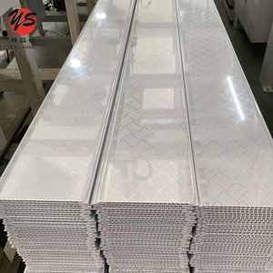 Panel <span class=keywords><strong>de</strong></span> Techo <span class=keywords><strong>de</strong></span> <span class=keywords><strong>PVC</strong></span> Blanco Brillante <span class=keywords><strong>de</strong></span> Bajo Precio YS, Lámina Personalizada <span class=keywords><strong>de</strong></span> 6 m <span class=keywords><strong>de</strong></span> Longitud, Insonorizada <span class=keywords><strong>para</strong></span> <span class=keywords><strong>Techos</strong></span> y Paredes Comerciales - Product Image 1