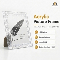 Fabrika Çıkışlı Akrilik Fotoğraf Çerçevesi Şeffaf Fotoğraf Çerçevesi Toptan Özel Logo UV Baskı OEM ODM Perakende Tedarik