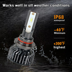 Kit de phares LED 9005/HB3 36W 6000K, ampoules de remplacement pour éclairage automobile - Product Image 2