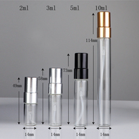Échantillon de parfum à embout cranté style français 2ml 3ml 5ml – Carte d'échantillons de parfum améliorée 2ml