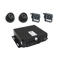Caméra de surveillance vidéo en direct 4 canaux pour voiture, DVR SD, pour bus scolaire, voiture, camion
