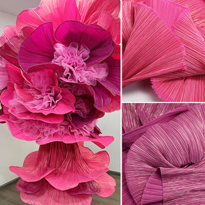 Сетчатая плиссированная ткань для платья - Product Image 1