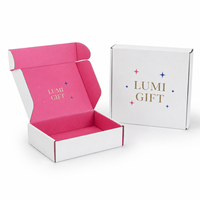 Nouvelle boîte d'expédition en carton ondulé personnalisée, boîte de livraison réutilisable, estampillage de logo personnalisé, matériaux recyclés, haut de gamme