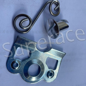 Placa de Montaje de Acero para Coche de Carreras, con Abrazadera para Resorte de 1-3/8 pulgadas, Compatible con Botones de Cierre Rápido Dzus Quarter Turn, para Chasis de Coche de Carreras - Product Image 4