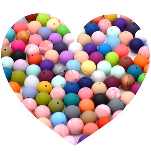 68 diferentes colores surtidos cuentas de dentición redondas clásicas de silicona - Product Image 5