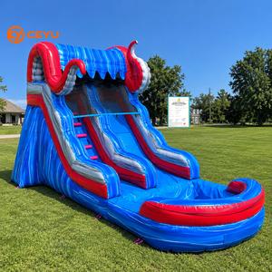 Ceyu Toboggan <span class=keywords><strong>Aquatique</strong></span> Gonflable Géant pour <span class=keywords><strong>Parc</strong></span> <span class=keywords><strong>Aquatique</strong></span>, Location pour Fêtes Piscine, Journée Amusante Scolaire, <span class=keywords><strong>Village</strong></span> de <span class=keywords><strong>Vacances</strong></span>, Direct Usine - Product Image 1