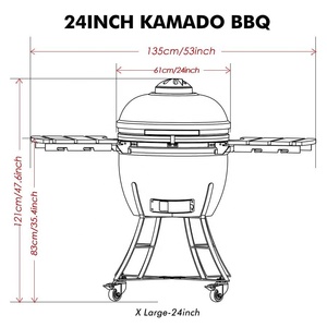 Vente en gros de <span class=keywords><strong>barbecue</strong></span> en céramique pour arrière-cour SEB KAMADO - Product Image 2