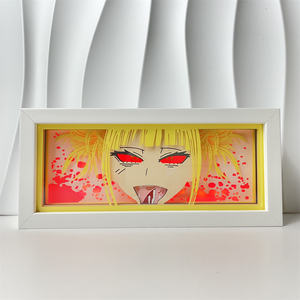 Caja DE LUZ DE Anime 3D personalizada, decoración de dormitorio infantil, luces de sombra de <span class=keywords><strong>Manga</strong></span>, luces nocturnas talladas, regalos promocionales - Product Image 1