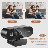 Caméra Web pour ordinateur portable 4K 30fps avec micro, capteur d'image professionnel, caméra intelligente compatible avec les cours en ligne