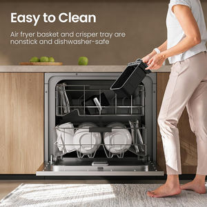 <span class=keywords><strong>Freidora</strong></span> <span class=keywords><strong>de</strong></span> <span class=keywords><strong>Aire</strong></span> Comercial Doble <span class=keywords><strong>de</strong></span> 10L con Pantalla Táctil Digital, Canastas Antiadherentes, Alta Capacidad, OEM para Restaurantes, Pedidos al por Mayor - Product Image 3