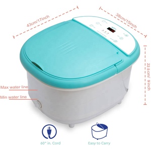 Mimiir-masajeador de pies multifuncional con Calefacción Automática, proveedor de Spa con 6 rodillos de masaje Shiatsu motorizados - Product Image 4