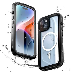 2024 New Coming Anti Shock Hard Rugged 360 Full Body Waterproof Phone Cover para iPhone 12 13 14 15 Pro Max Waterproof Case