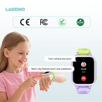 LAGENIO Montre connectée pour enfants de qualité supérieure 4G 1,78 pouce HD Appel vidéo 700 mAh GPS LBS WIFI Étanche IP68 FCC CE Montre connectée pour enfant