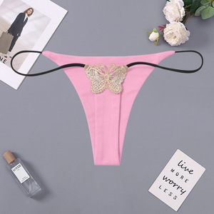 ZhenShangMei - <span class=keywords><strong>Bragas</strong></span> de <span class=keywords><strong>Tanga</strong></span> de Nylon de Alta Calidad para Mujer, Tejido Sin Costuras, Cómodas para Uso Diario, con Logotipo Personalizado - Product Image 4