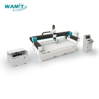 WAMIT Machine de découpe CNC à jet d'eau 3 axes 5 axes pour carreaux de verre en marbre