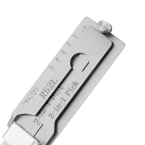 锁匠供应环宇二合一超级工具右锁镐侧R52L不锈钢无毒美国 - Product Image 3