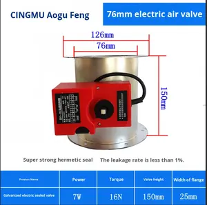 שסתום בקרת נפח אוויר פנאומטי אטום, עמיד בטמפרטורות גבוהות, מנירוסטה 201/304, דגם Aoki Style - Product Image 6