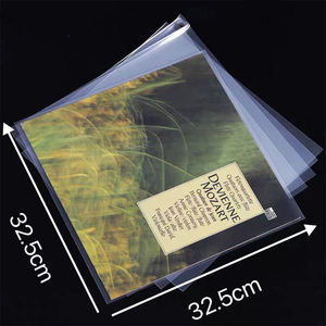 Factory Recyclable OPP Self Adhesive LP <b>Vinyl</b> Record Sleeve Protective Bag Waterproof Dustproof Anti static Record Cover - Product Image 2