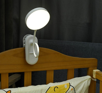 Lámpara de Escritorio LED Recargable con Clip, para Estudiantes, con Intensidad Regulable, Lámpara de Mesa con Pinza, Luz de Lectura Portátil, Venta al Por Mayor de Fábrica