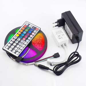 Hộ gia đình trong nhà trang trí đèn 12V <span class=keywords><strong>LED</strong></span> Strip ánh sáng 5050 RGB 60LEDs/m linh hoạt <span class=keywords><strong>LED</strong></span> Strip ánh sáng - Product Image 2