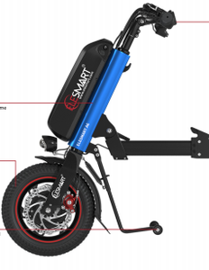 BEIZ Nouveau Design A6 500W Handcycle Électrique en Alliage d'Aluminium à Connexion Centrale pour Fauteuil Roulant, Batterie au Lithium 10.4-16AH CE - Product Image 5
