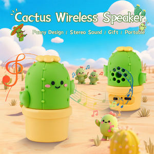 Adorable Altavoz Inalámbrico con Forma de Cactus, Mini Caja de Sonido, <span class=keywords><strong>Decoración</strong></span> de Escritorio <span class=keywords><strong>para</strong></span> <span class=keywords><strong>Hogar</strong></span>, Oficina o Exterior, Regalo, Altavoz Inalámbrico Portátil con Forma de Cactus - Product Image 2