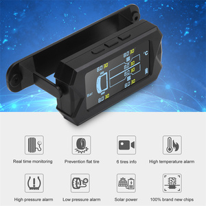 Systèmes de surveillance de la pression des pneus Tpms <span class=keywords><strong>6</strong></span> alarme voiture solaire Tpms système de surveillance de la pression des pneus camion Tpms 433mhz pression des pneus Sen - Product Image 2