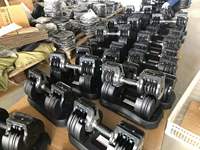 Vente en gros 24kg 40kg Ensembles d'haltères ajustables Poids réglable pour équipement de gymnastique Fitness