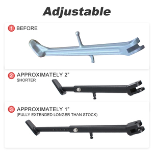 Béquille latérale Waximoto compatible avec KTM 690 <span class=keywords><strong>Enduro</strong></span> 2008-2010 KTM 690 <span class=keywords><strong>Enduro</strong></span> R / ABS 2012-2018, pièces détachées, béquille de <span class=keywords><strong>moto</strong></span> en acier - Product Image 4