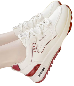 <span class=keywords><strong>Zapatillas</strong></span> <span class=keywords><strong>deportivas</strong></span> de <span class=keywords><strong>mujer</strong></span> con parte superior de malla, estilo retro, plataforma, <span class=keywords><strong>cordones</strong></span>, estilo coreano, transpirables, ligeras, para otoño, desechables, para campus, al por mayor - Product Image 1