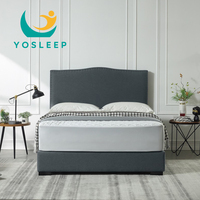 Lit d'hôtel de luxe moderne YOSLEEP avec tête de lit personnalisé King Queen Size base de lit double cadre de lit pour meubles de chambre à coucher d'appartement